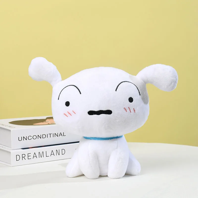 8-Inch Crayon Shin-Chan Stuffed Toys Genuine Japanese Cartoon Animation Ornaments Doll Xiaokui Dumb Gift Noob Christmas