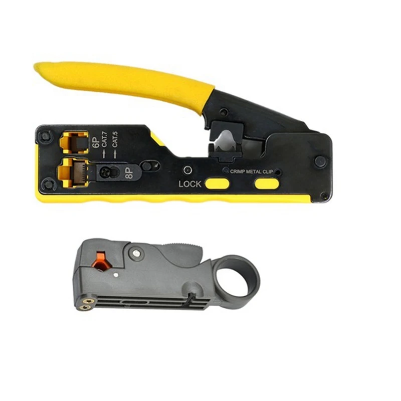 

Rj45 Pliers Crimper Cat5 Cat6 Cat7 Network Tool Rg Rj 45 Ethernet Cable Stripper Pressing Clamp Tongs Clip Rg45 Lan