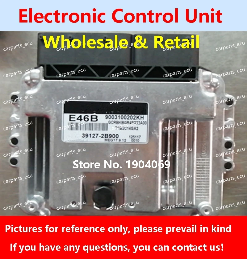 Для Hyundai Elantra MEG17.9.12 компьютерная плата двигателя автомобиля/ECU/39112-29114 HHC/39127-2B800