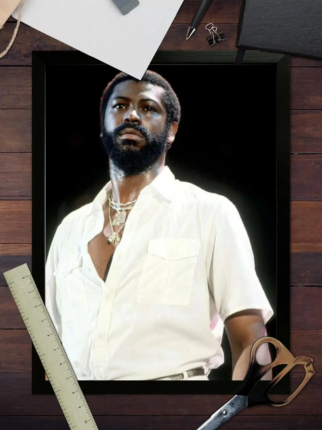 Холст Тедди Pendergrass постер и настенное искусство картина с принтом современный