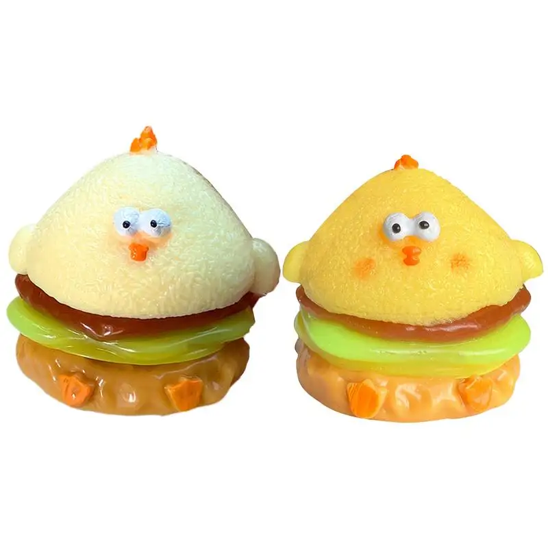 Мягкая игрушка-антистресс в гамбургере новинка мини-игрушка-сжималка