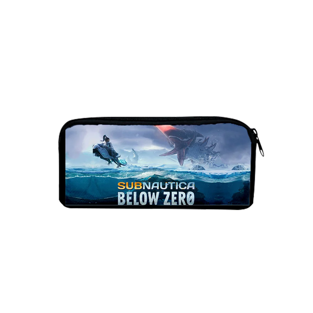 

Пенал Subnautica с 3D принтом для мальчиков и девочек, футляр для хранения детских принадлежностей, сумка для карандашей, простая Студенческая су...