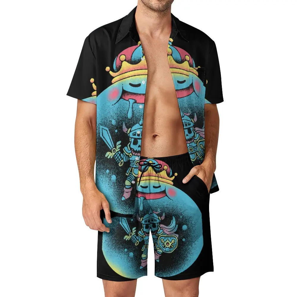 Мужской пляжный костюм из 2 предметов винтажный креативный домашний