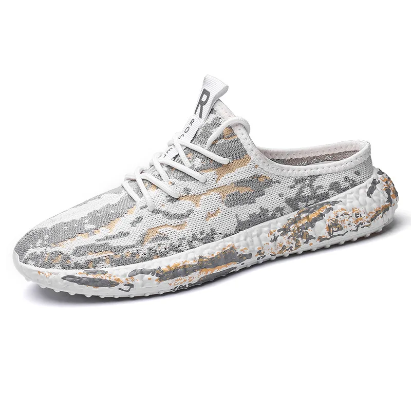 

Sneaker 2022 Summer Men Casual Shoes Camouflage Printing Fashion Running With Breathable Sneakers Non-slip Single