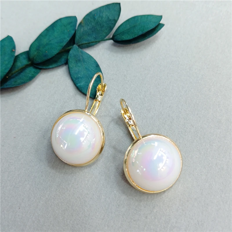 

Symphony Pearl Earrings Women's Light Luxury Unique Design Earrings Temperament High-end Atmosphere Earrings Simple Earrings Hot