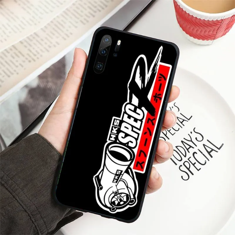 Спортивный автомобиль HKS JDM аксессуары чехол для телефона Huawei P50 P40 P30 Pro Lite P Smart 2021