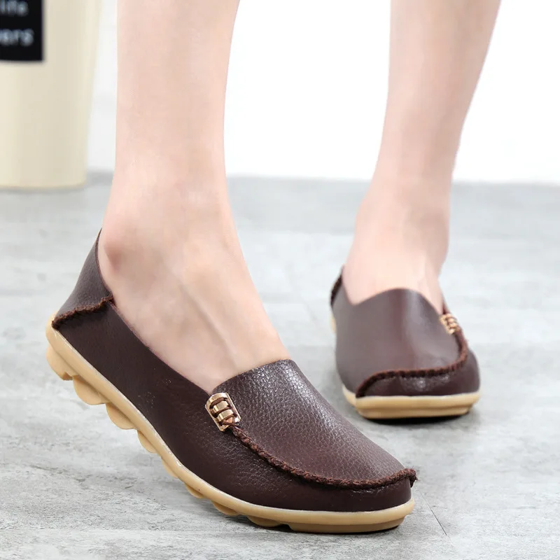 

Hot Sale Women Round Head Shoes Solid Color Sewing Women Summer Comfy Flat Sneakers Leisure Walking Femininas Footwear Plus Size
