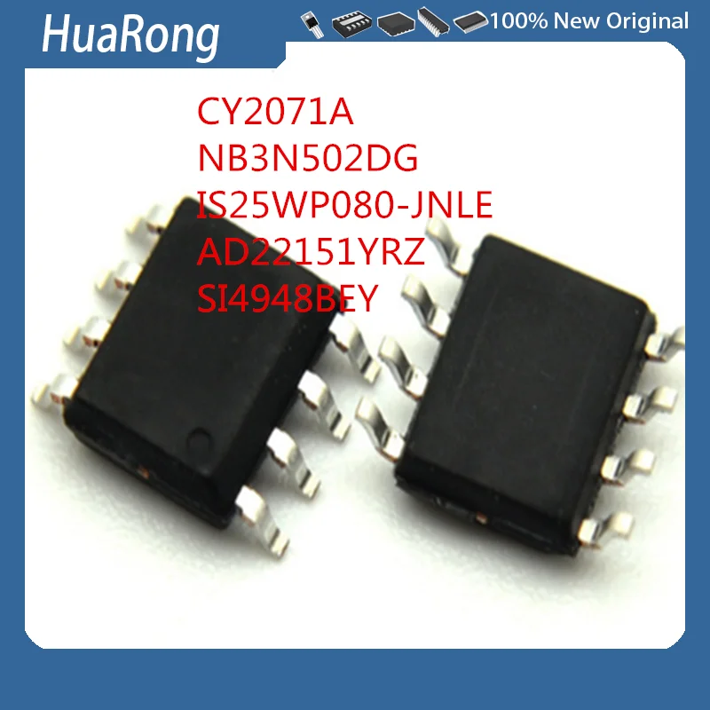 5 шт./партия CY2071A CY2071AF NB3N502DG IS25WP080-JNLE IS25WP080 AD22151YRZ AD22151 22151Y SI4948BEY SOP-8