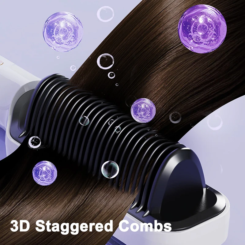 Расческа с электрическим подогревом для завивки и выпрямления волос