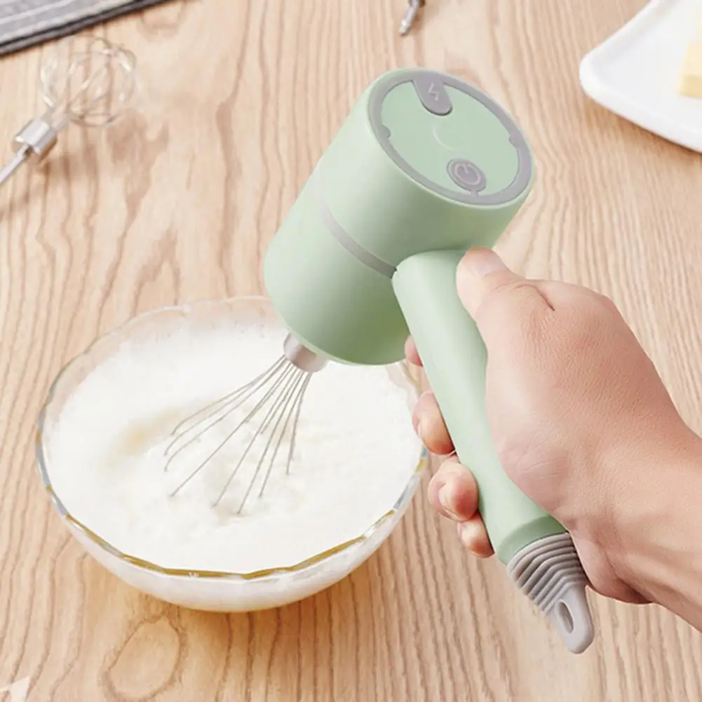 

Electric Egg Beater Food Grade Wireless Design ABS Non-Slip Handle Automatic Egg Whisk for Kitchen Tools & Gadgets