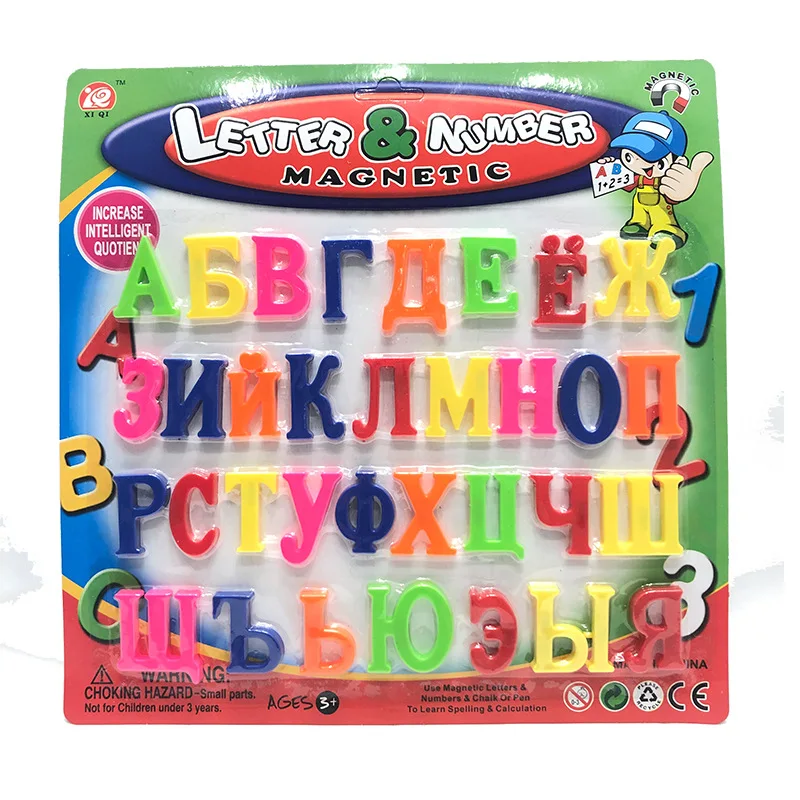 

Fridge Russian Alphabet for Letters Magnetic Spelling Learn Toys Symbols To Calculation Magnet Toys Pen Kids Educational
