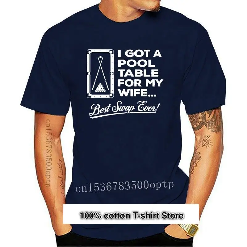 

Camiseta divertida de mesa de billar para hombre, camisa con cuello redondo, para jugador de bolas, cumpleaños, 30, 40, nueva