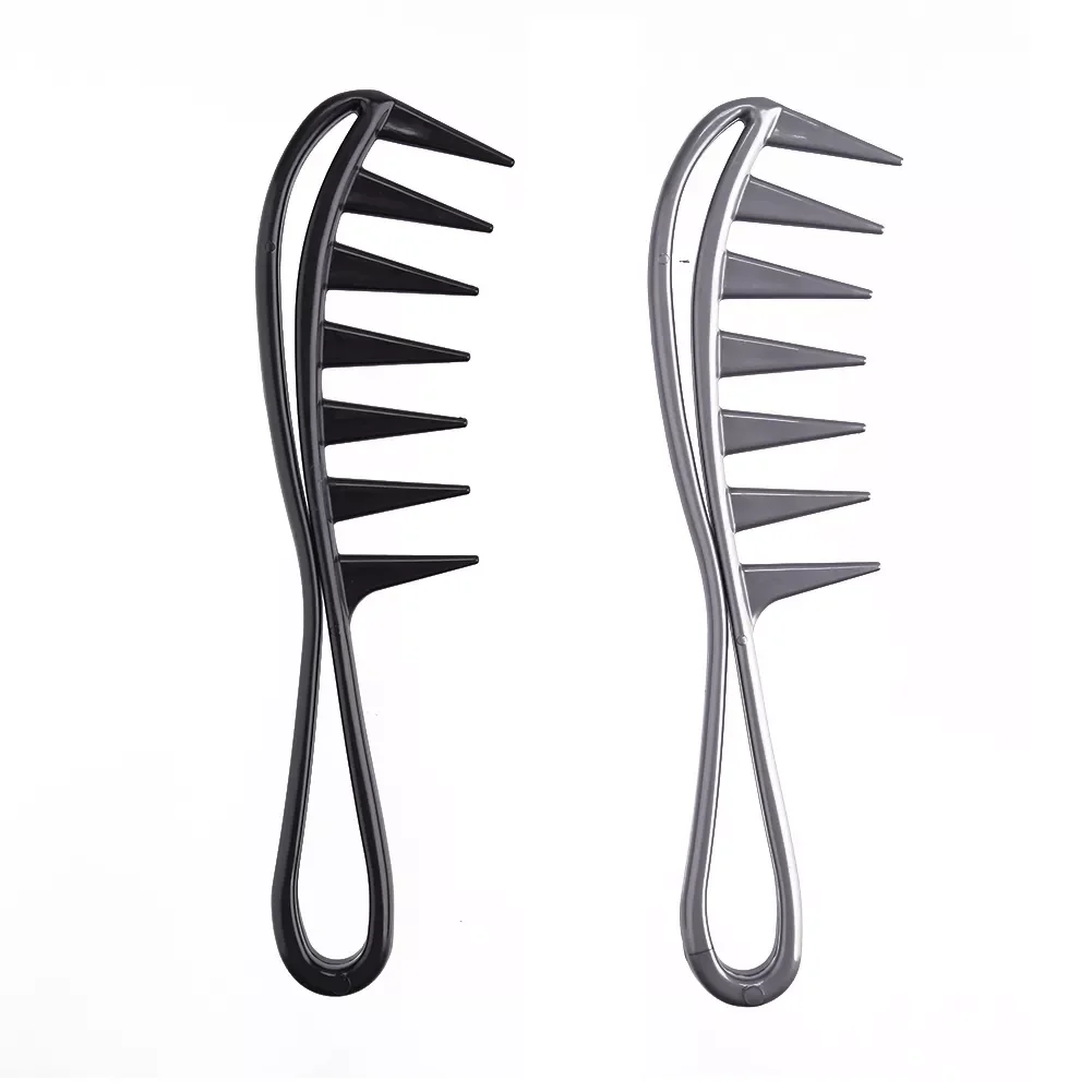 

NEW Tooth Shark Plastic Comb Detangler Curly Hair Salon Hairdressing Comb Massage For Hair Styling Tool for Curl Hair