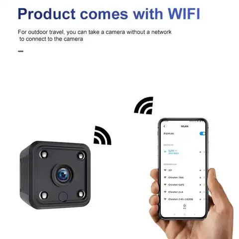 X6 Мини HD 1080P Беспроводные Камеры Видеонаблюдения С WiFi НочНым Видением Умная Микро Камера Для Дома