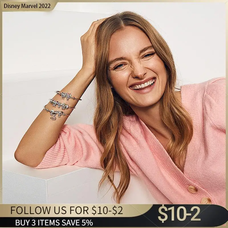 Коллекция Минни и Микки Disney серебряные бусины из искусственного меха кота