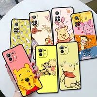 shockproof case for xiaomi mi poco x3 f3 11 lite 5g ne 11t pro note 10 10t 9t 12 12x 11i tpu phone cover anime the pooh little