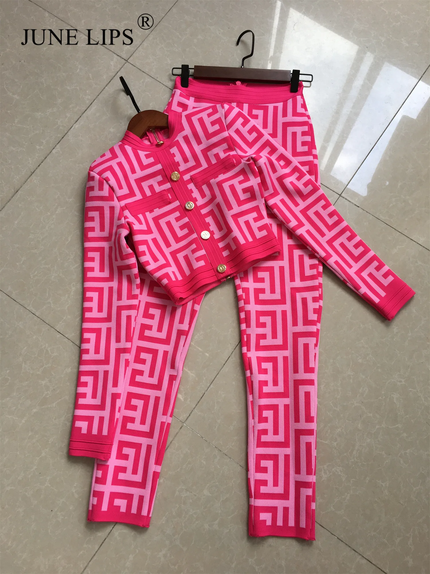 Брендовый высококачественный Женский жаккардовый бандажный Топ 2022