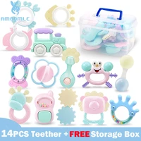 newborn teether baby toys set early learning education infant kids toy pacifie mainan