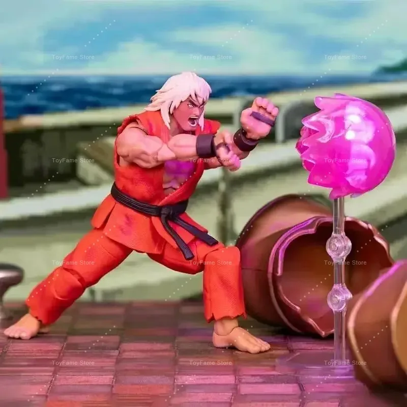 Фото В наличии: Коллекционные фигурки Jada Toys Ultra Street Fighter II (6 дюймов): М. Дхалсим, Байсон, Кен, Рю, Чун Ли – идеальный подарок и украшение. №2
