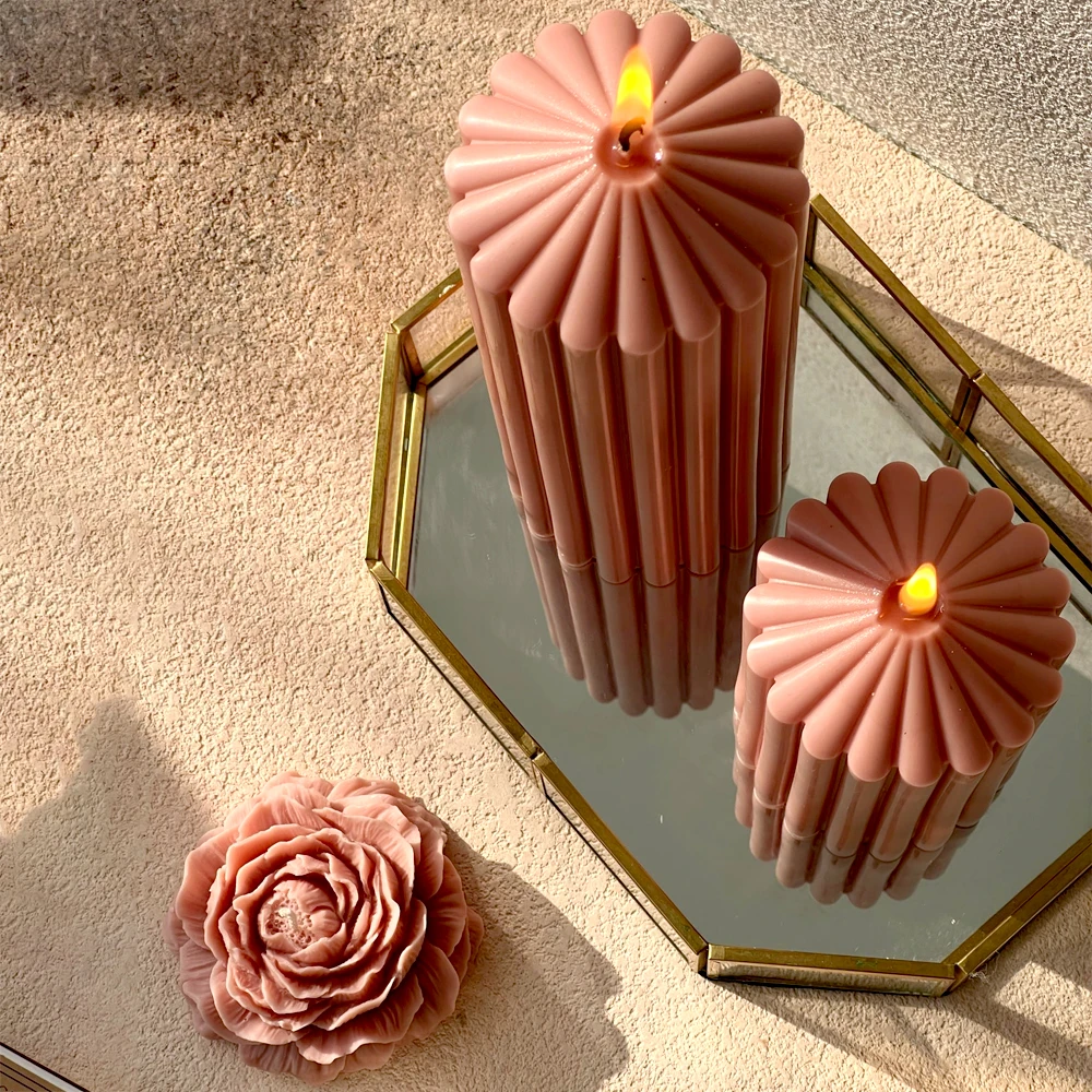 Форма для воска в виде длинной столбика форма цилиндра свечей акриловая