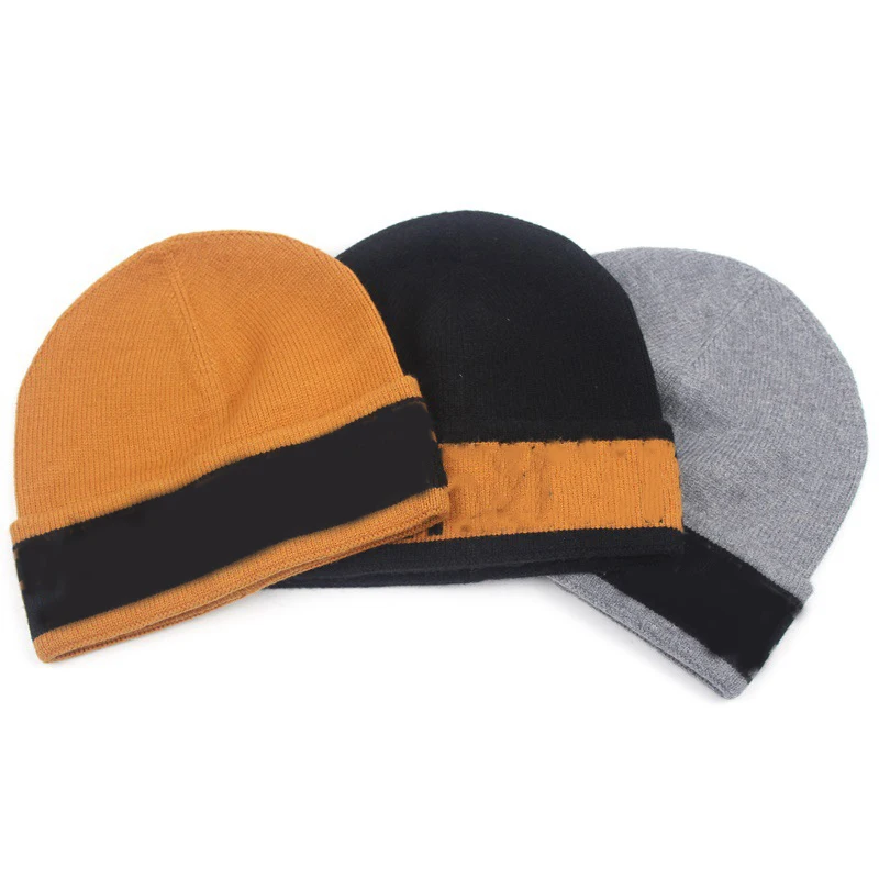 

Winter Beanie Cap One Size Fits All Warm Thick Hat Unisex Adult Knitted Stretch Cap Gift for Christmas New Year's AUG889