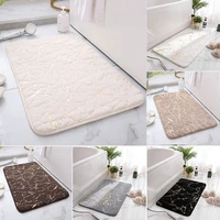 bronzing thick microfiber bathroom non slip absorbent floor door mat bedroom home carpet kitchen mats for floor