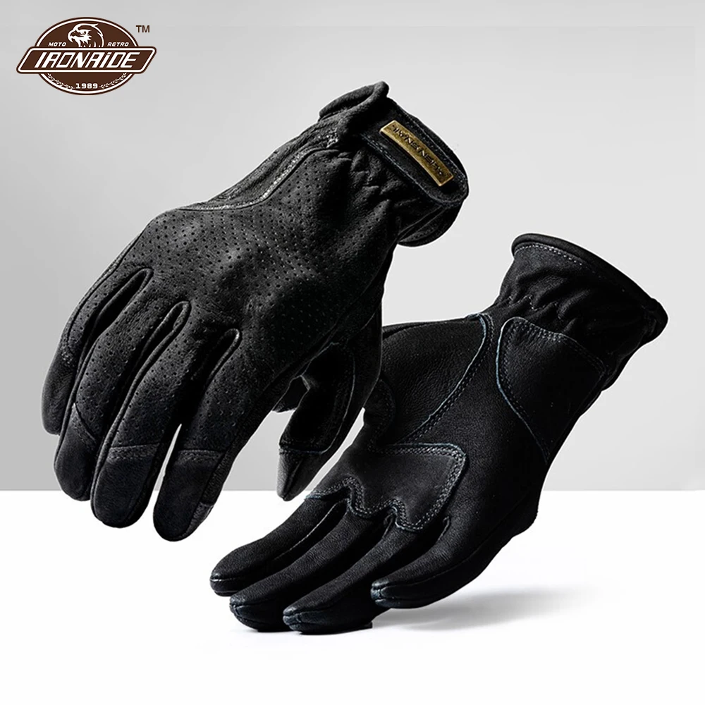 

Breathable Motorcycle Gloves Anti Slip Wear-resistant Motorcycle Accessories For Men Outdoor Riding Glove Full Finger Glove