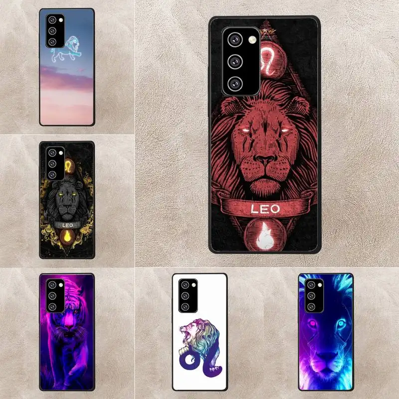 

Constellation Leo Phone Case For Oppo Reno Realme C3 6Pro Cover For Vivo Y91C Y17 Y19 Funda Capa