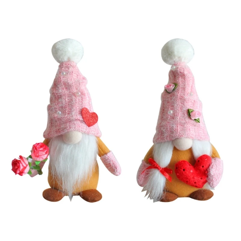 

Mother Day Gnomes Flower Heart Tomtes Swedish Nisse Scandinavian Farmhouse Kitchen Shelf Tiered Tray Decorations