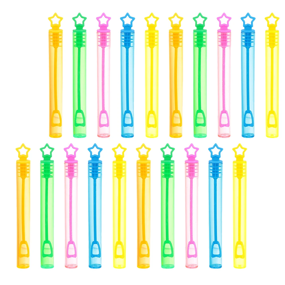 

66 Pcs Bubble Bottle Kids Toys Makers Party Wands Blowing Toddler Bath Colorful Love Summer