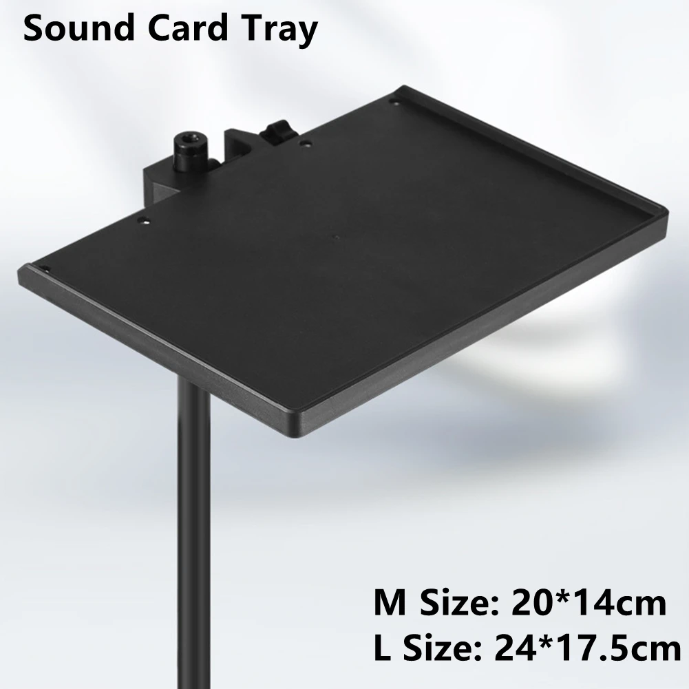Durable Practical Tools Microphone Stand Sound Card Tray High Quality Universal Adjustable Clamp Easy To Install enlarge