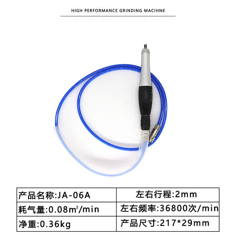JAO JA-06A Pneumatic Ultrasonic Grinding Machine With Front And Back Swing Handpiece Jewelry Dental Wood Rotary Making DIY Tools