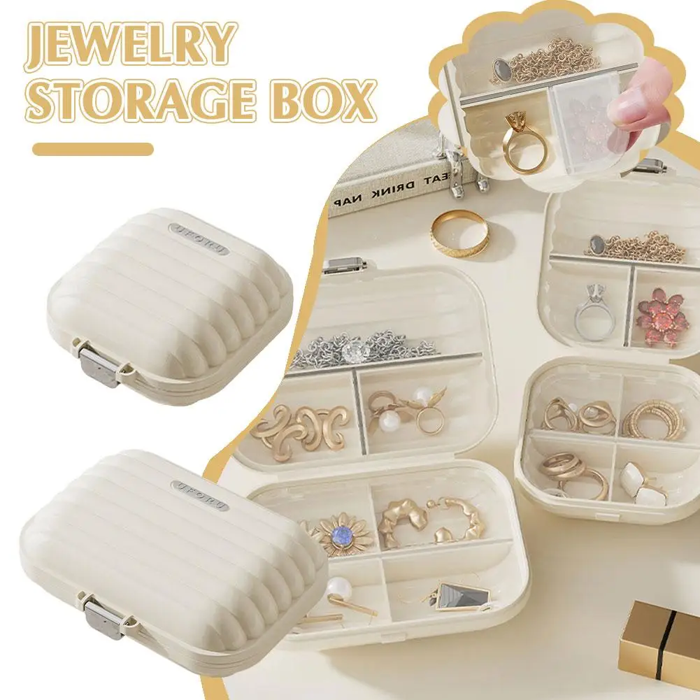

Multi Functional Small Storage Box Multi Grid Jewelry Button Thread Decoration Dormitory Needle Tidy Supplies Home Earrings U6R9