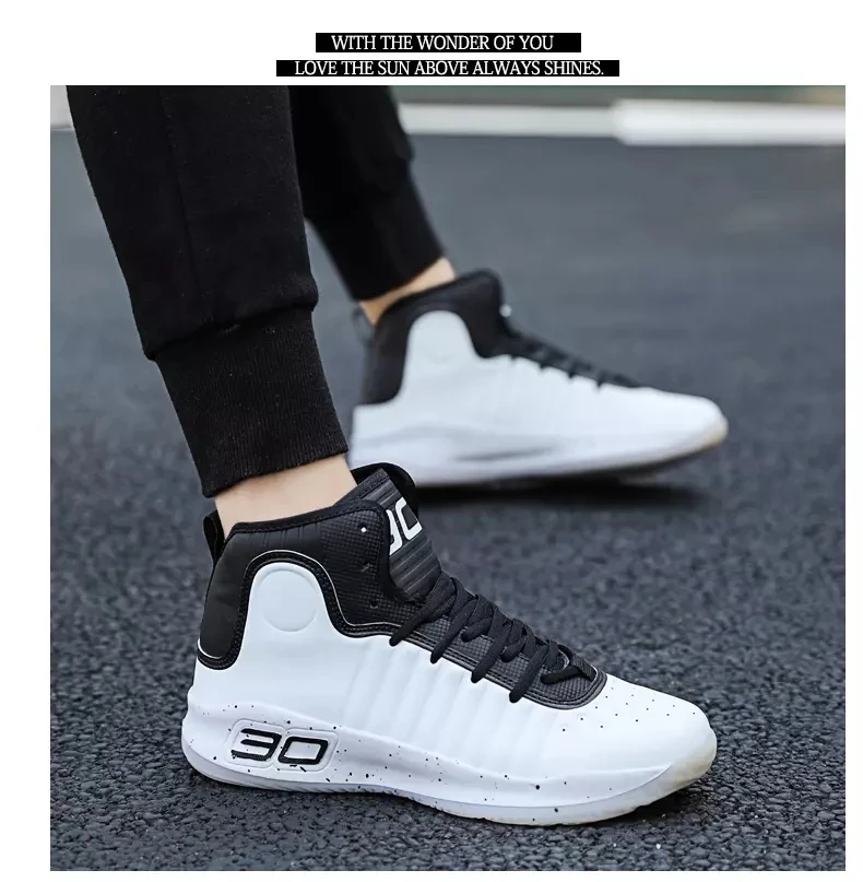 High Quality Basketball Shoes Men Sneakers Boys Basket Shoes Winter High Top Anti-slip Outdoor Sports Shoes Trainer Women Summer