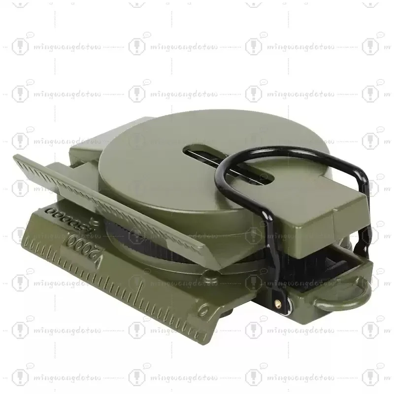 Флуоресцентный компас Olive Drab с линзой, водонепроницаемый, точный, ручной, с чехлом для походов на природе (art.: 3920dab0febe4) - 3920dab0febe4