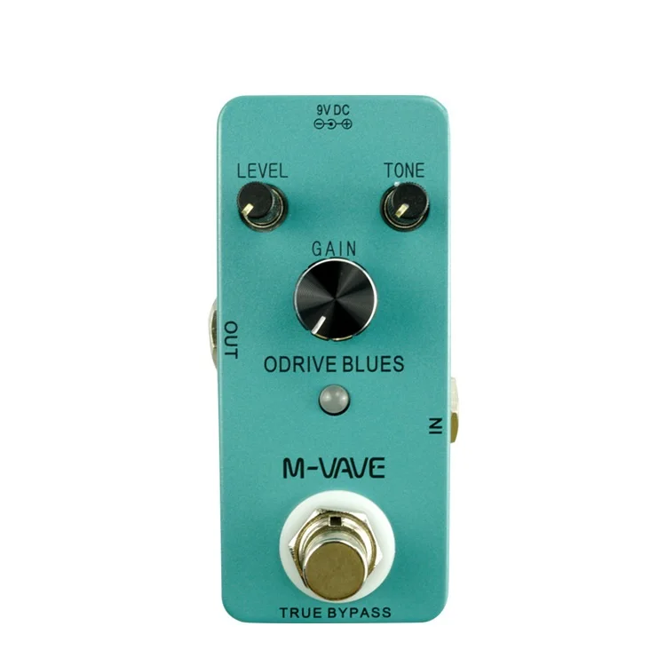 Good price Rich and mellow sound quality Recording Cycle Delay Overload Reverberation Electric Guitar Effector Overdrive-BLUES