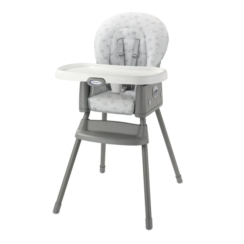 Baby Feeding Children Chairs 3 Recline Levels Allow One-hand Removable Tray