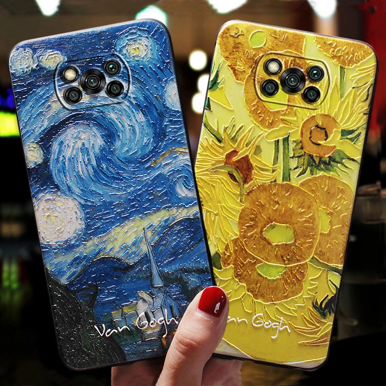 

For Funda Xiomi Xiaomi Poco X3 X4 M4 Pro NFC F4 GT M3 F2 F3 X 3 X 4 M 4 Pro NFC X3Pro X4Pro 5G 4G Case Cover Art Phone Celulares