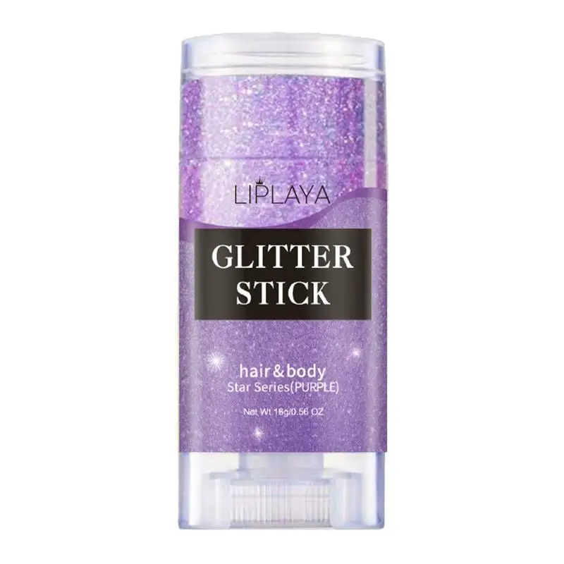 Glitter Stick Make Up Fashionable And Safe Hair And Body Glitter Stick Tri-Color Symphony Eyeshadow For Stage Makeup Party