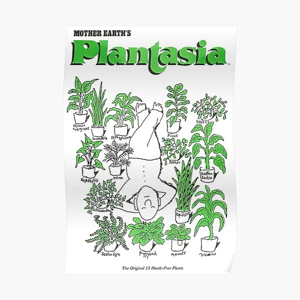 

Плакат Plantasia, настенное художественное оформление, Декор, картина, живопись, смешная домашняя винтажная комната с принтом, современный без рамки