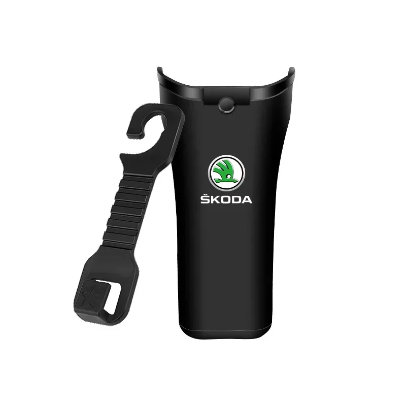 Фото Наклейка на автомобиль Skoda, органайзер для хранения, коробка для зонтов и мусора, ведро для Skoda S VRS VII Octavia Superb A5 A7 №3