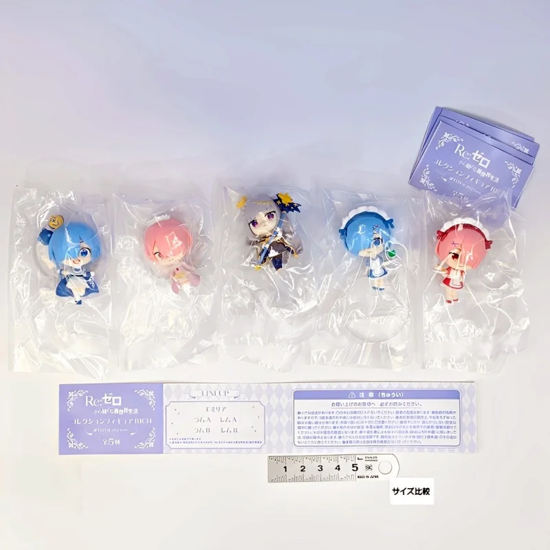 Оригинальное яйцо-сюрприз Rem, Ram, Emilia Twisted Egg 2025 Ver. Фигурка-гашапон в стоячей позе: милая аниме-игрушка, декоративный сувенир, подарок для девочки (art.: 3920d91c5ba19) - 3920d91c5ba19