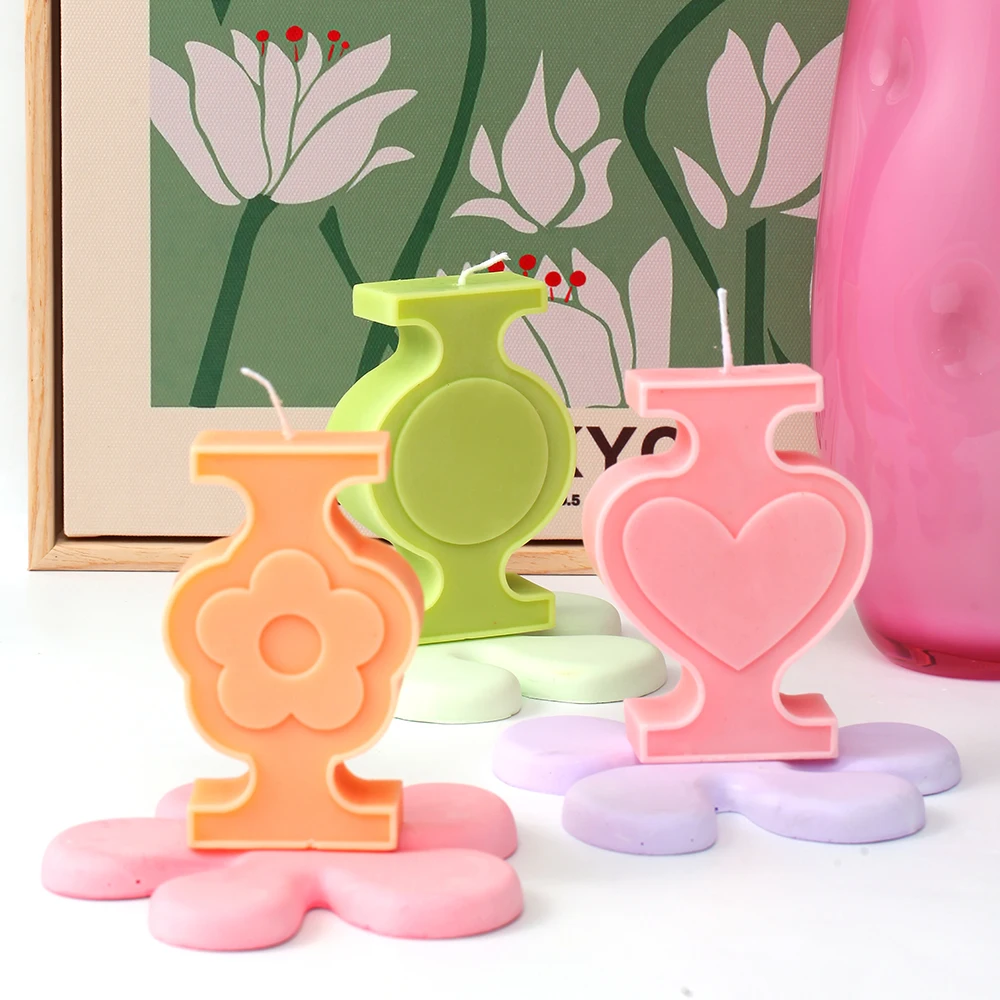 3D Пентаграмма форма для свечей Ароматизированная силиконовая соевого воска