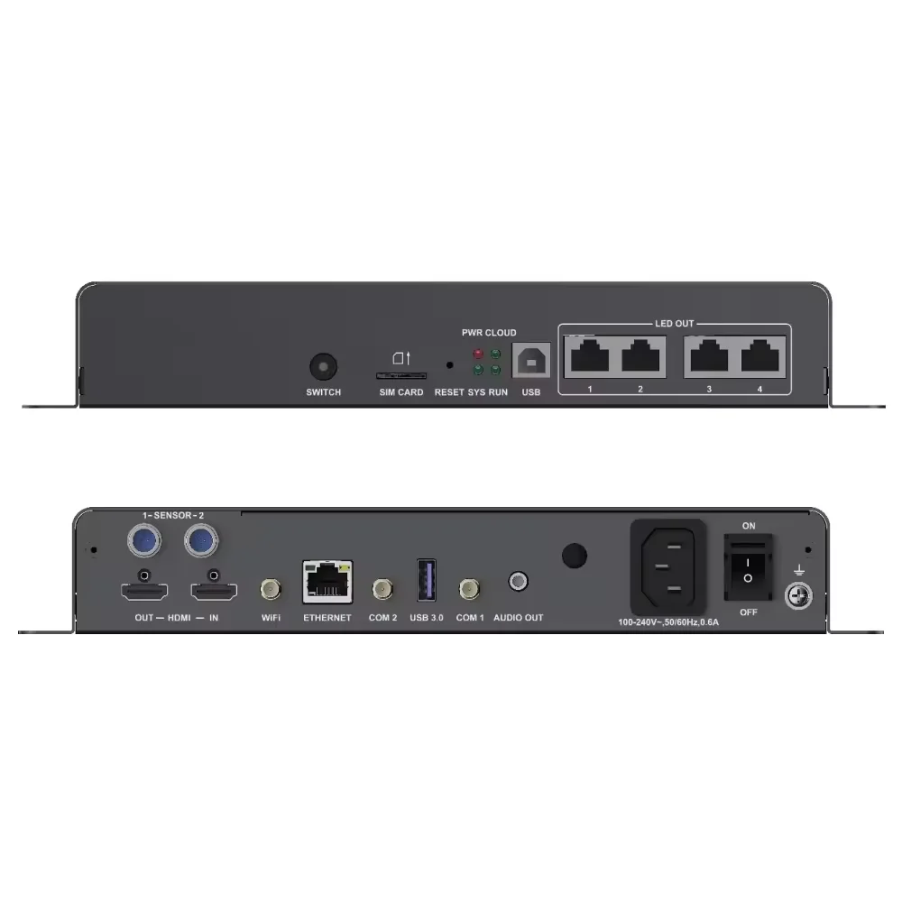 Фото TB40 Novastar Taurus светодиодный полноцветный дисплей мультимедийный плеер Wi-Fi 4G USB контроллер отправляющая коробка поддержка синхронного асинхронного №4