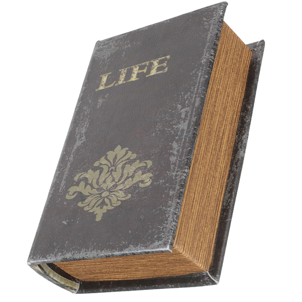 

Vintage Decor Book Toys Model False Storage Container Decorative Imitated Ornament Prop Shaped Organizer Office Box