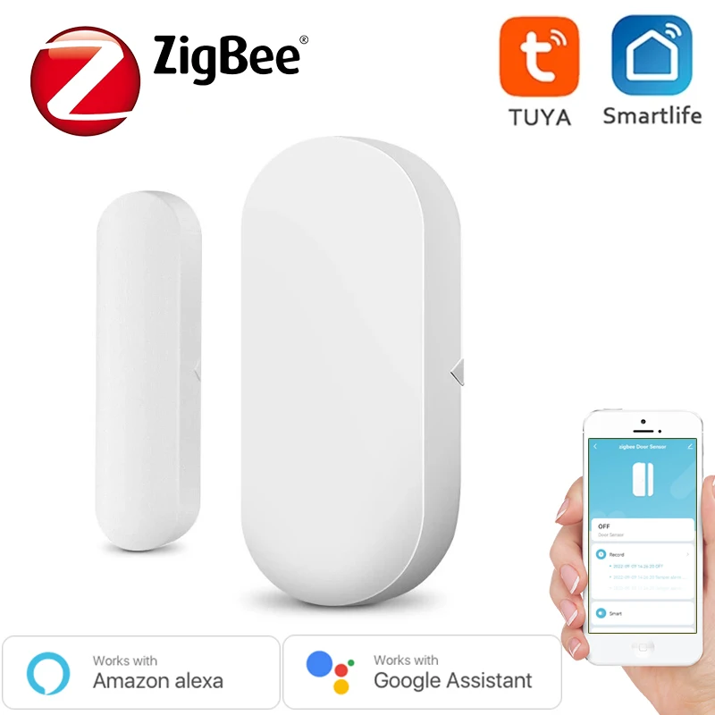 1/3 шт. мини Tuya Zigbee дверной датчик оконный обнаружения открытия двери закрытие