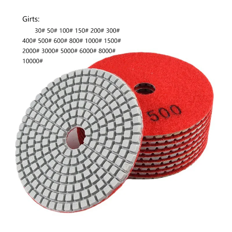 

Алмазный полировальный диск, 80 мм, 100 мм, 3 дюйма, 4 дюйма, абразивный диск для шлифовки мрамора, гранита, бетона, столешницы