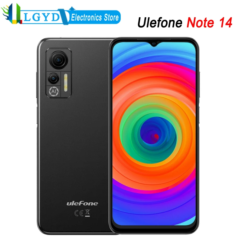 

Ulefone Note 14 Global Version Smartphone 6.52'' 3GB 4GB RAM / 16GB 64GB ROM Android 12 MTK Helio A22 Quad Core Dual SIM 4G LTE