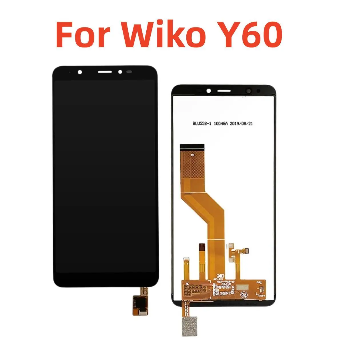 

Дигитайзер для Wiko Y60, ЖК-дисплей и сенсорный экран с рамкой, модуль дисплея, аксессуары в сборе, сменные инструменты, оригинал