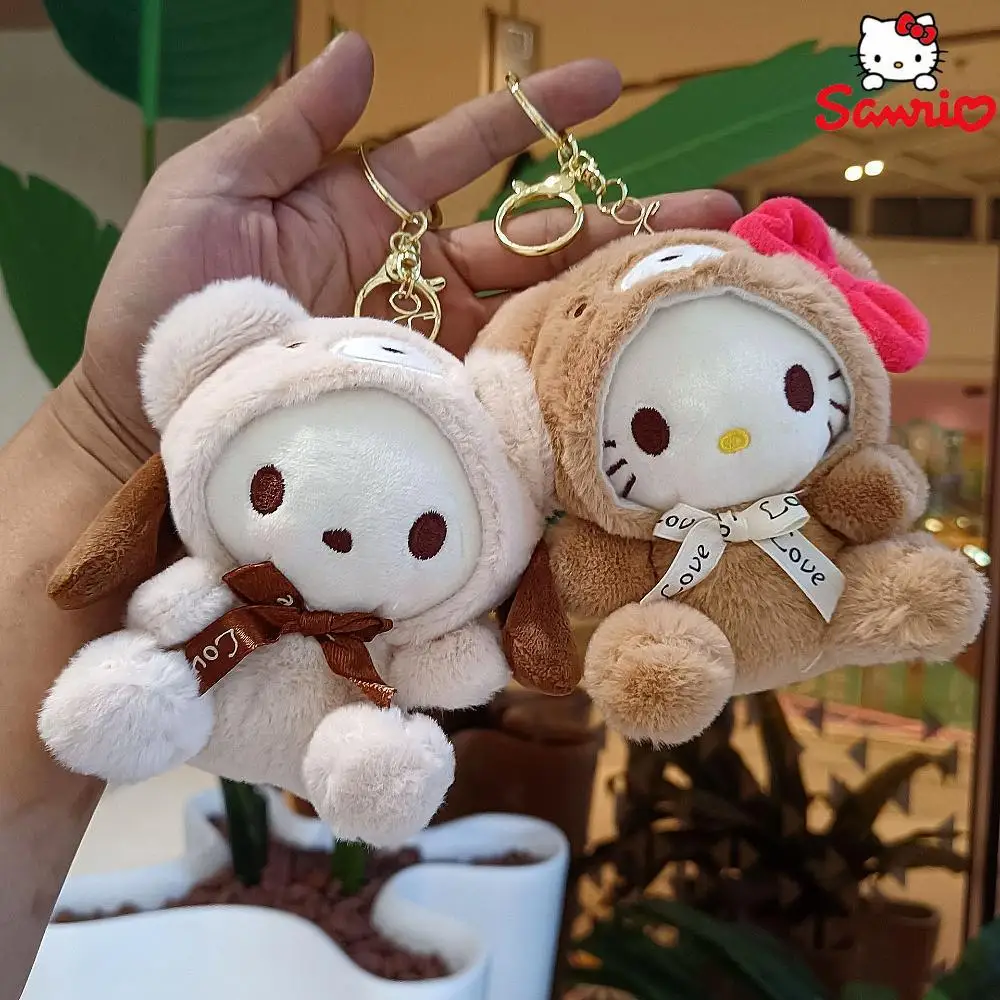 

Мультяшный брелок Sanrio моя мелодия маленькая кукла школьная сумка двойная игрушка кулон